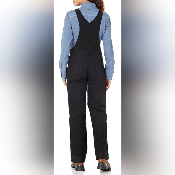 Carhartt Women's Relaxed Fit Washed Duck Insulated Bib Overal - Picture 2 of 6